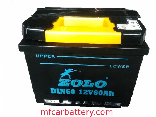 Automobiel/Autobatterij, DIN60 60 de Droge Geladen Batterij van AH 12v voor Europa Skoda, Opel